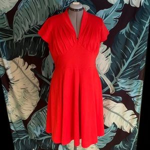 40s inspired Pleated bust dress